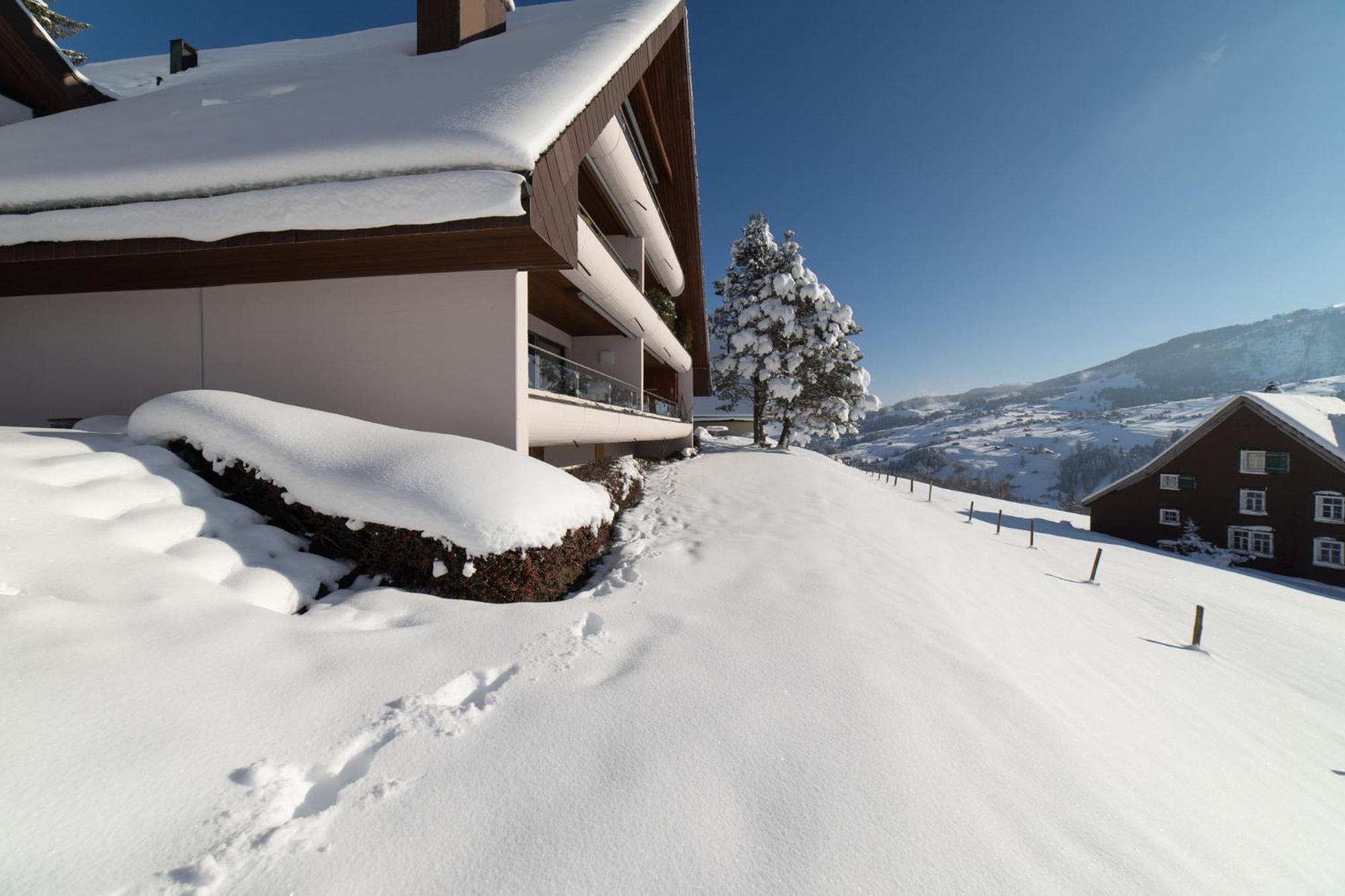 Vista Montagna Apartment Unterwasser Bagian luar foto
